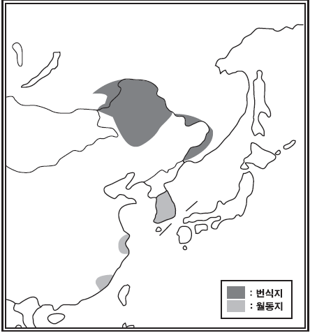 서식지 지도