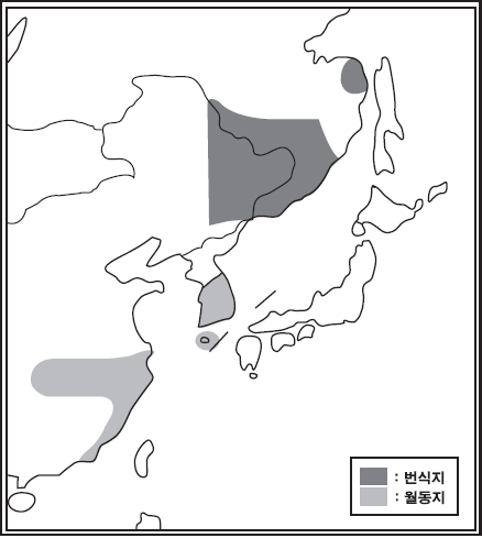 서식지 지도